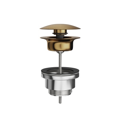 Донный клапан для раковины, потертая бронза Донный клапан для раковины, потертая бронза