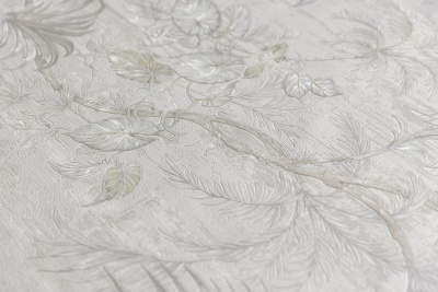 Обои виниловые Оранжерея мотив, белый Обои виниловые Оранжерея мотив, белый