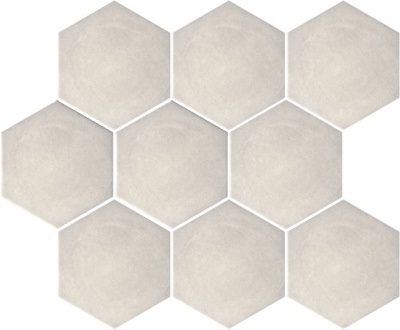 Тюрен серый светлый матовый из 9 частей 12x10,4x0,7