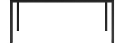 Ножка ATOLLO 80 высокая металлическая, черная матовая Ножка ATOLLO 80 высокая металлическая, черная матовая