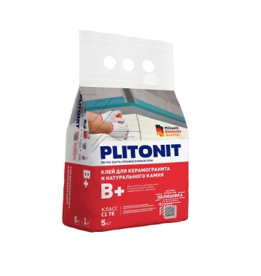 PLITONIT B+ Клей для плитки и керамогранита - 5кг