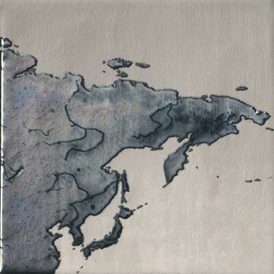 Панно Вокруг Света 80x40x0,69 из 8 частей (20х20)