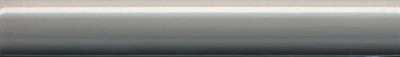 Бордюр Багет Салинас серый глянцевый 15x2x1,1