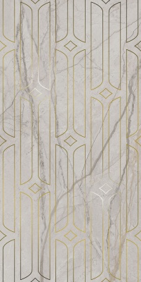 Декор Ифран серый светлый глянцевый обрезной 60x119,5x0,9 Декор Ифран серый светлый глянцевый обрезной 60x119,5x0,9