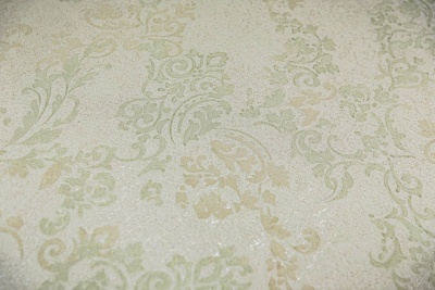 Обои виниловые Флора мотив, зеленый светлый