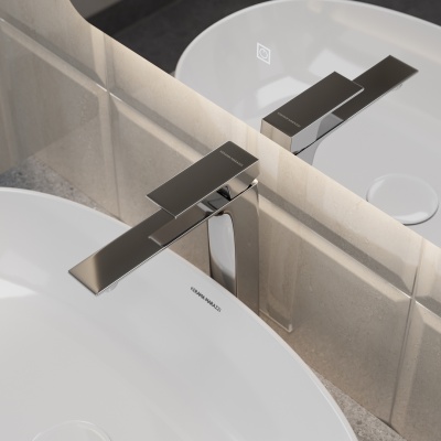 Высокий смеситель FIORETTO для раковины без донного клапана, хром Высокий смеситель FIORETTO для раковины без донного клапана, хром