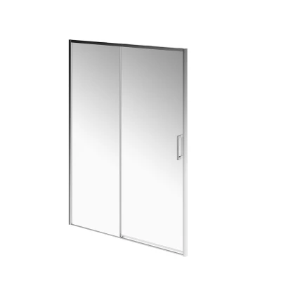 Душевая дверь LINDO, раздвижная  с функцией soft close, 140х195, хром