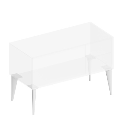 Ножки ATOLLO\CONO классические, белая глянцевая Ножки ATOLLO\CONO классические, белая глянцевая