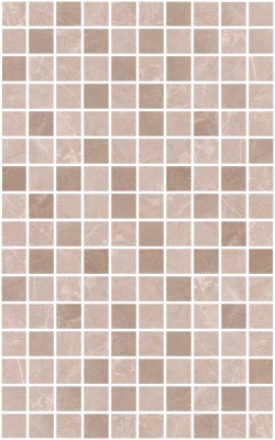 Декор Гран Пале бежевый мозаичный глянцевый 25x40x0,8
