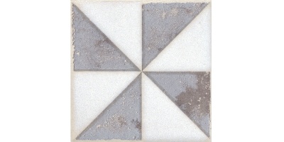 Вставка Амальфи орнамент коричневый 9,8x9,8x0,7