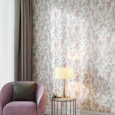 Обои виниловые Эдем мотив, бежевый, розовый Обои виниловые Эдем мотив, бежевый, розовый