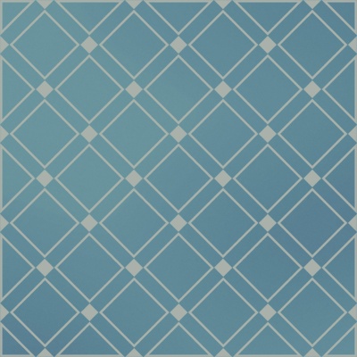 Декор Бахия 1 бирюзовый глянцевый 9,8x9,8x0,7