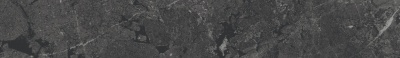 Плинтус Тубкаль чёрный матовый обрезной 60x9,5x0,9