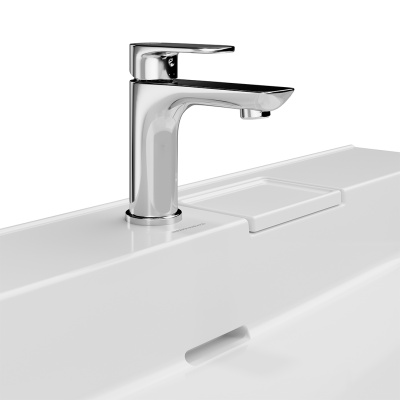 Раковина LOGICA мебельная с одним отверстием 60, белая глянцевая Раковина LOGICA мебельная с одним отверстием 60, белая глянцевая