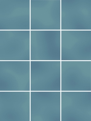 Бахия бирюзовый глянцевый 29,8х39,8x0,7 из 12 частей 9,8x9,8